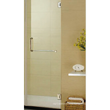 36" Frameless Shower Door Spring-Hinge Glass Shower Door